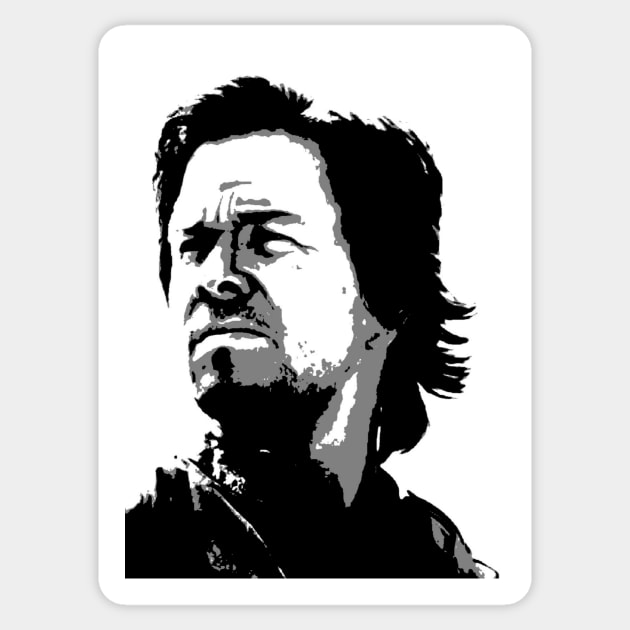 Mark Wahlberg (pop art) Sticker by d1a2n3i4l5